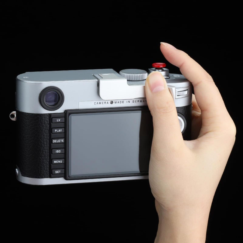 Haoge هاوج THB-M24S حامل يد معدني لراحة الإبهام لكاميرات لايكا M Typ240 M240، M-P Typ 240 M240P، M Typ262 M262، M-D Typ 262 باللون الفضي - Image 2